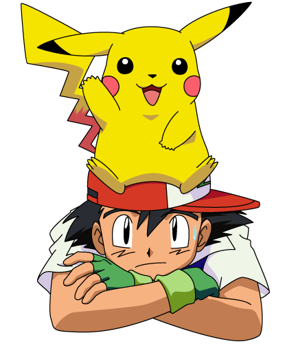 Ash and Picachu 002