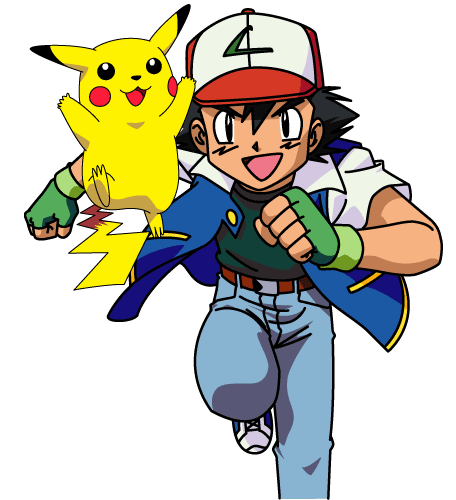Ash and Picachu 003