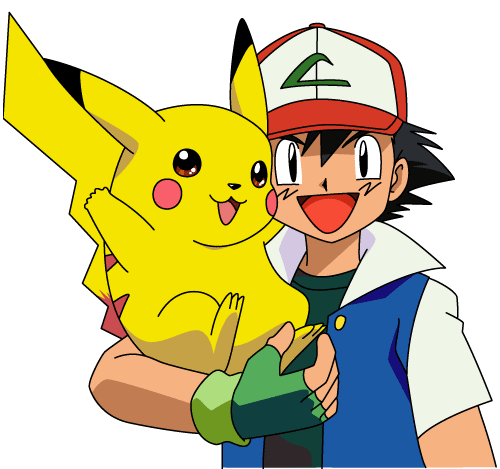 Ash and Picachu 001