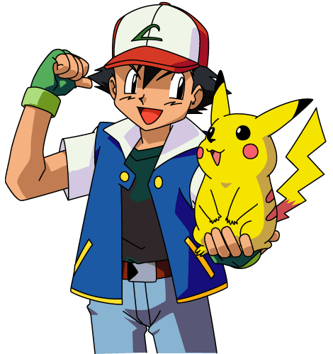 Ash and Picachu 004