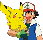 Ash and Picachu 001