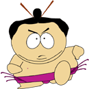 Cartman as samurai